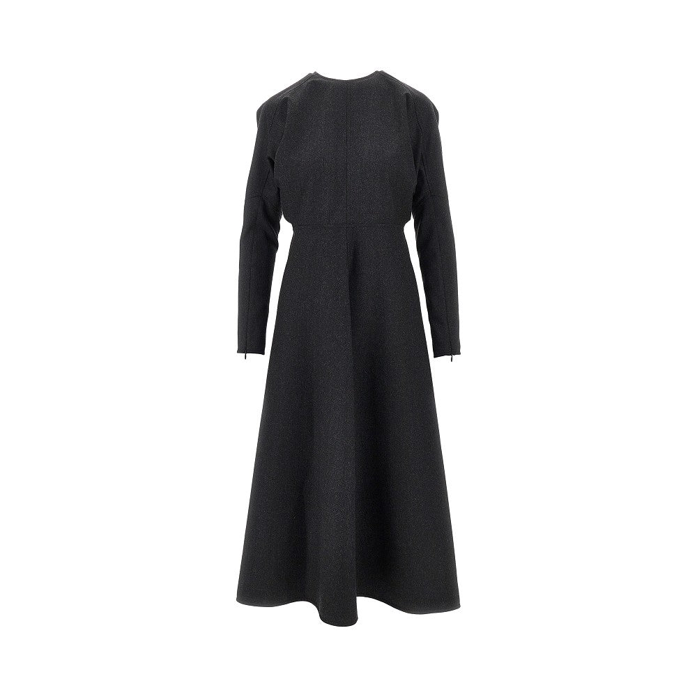 VICTORIA BECKHAM 8 wool dolman midi dress