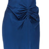 isabella crepe back satin long dress