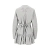 mélange jersey mini dress