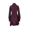 draped jersey mini dress