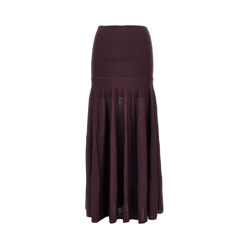 RABANNE S knitted long skirt