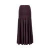 knitted long skirt