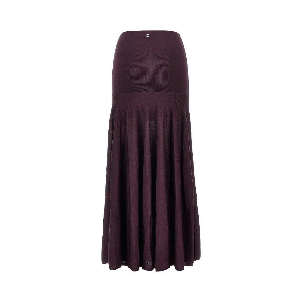 knitted long skirt