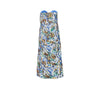 floral sequinned midi dress