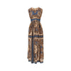 mahon paisley silk long dress