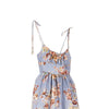 awaken linen midi dress