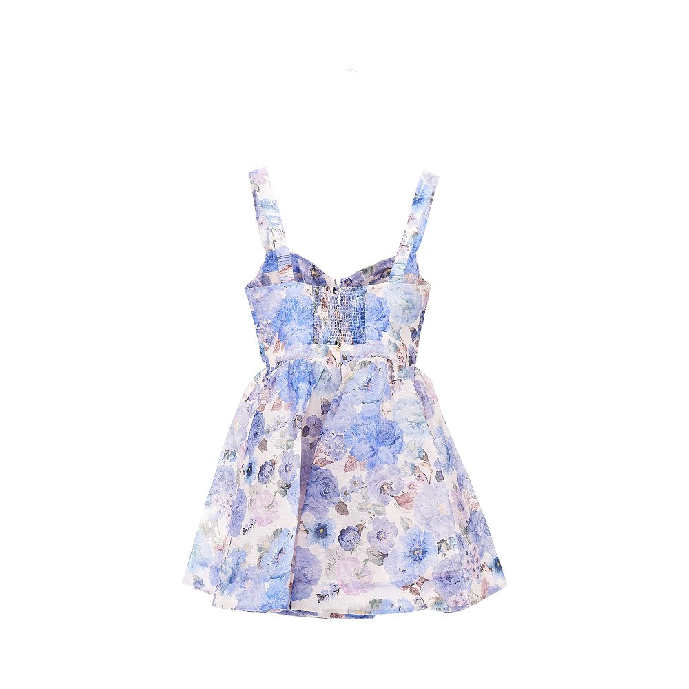 rebellion floral mini dress