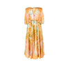 luna silk long dress