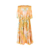 luna silk long dress