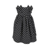 polka-dot satin mini dress