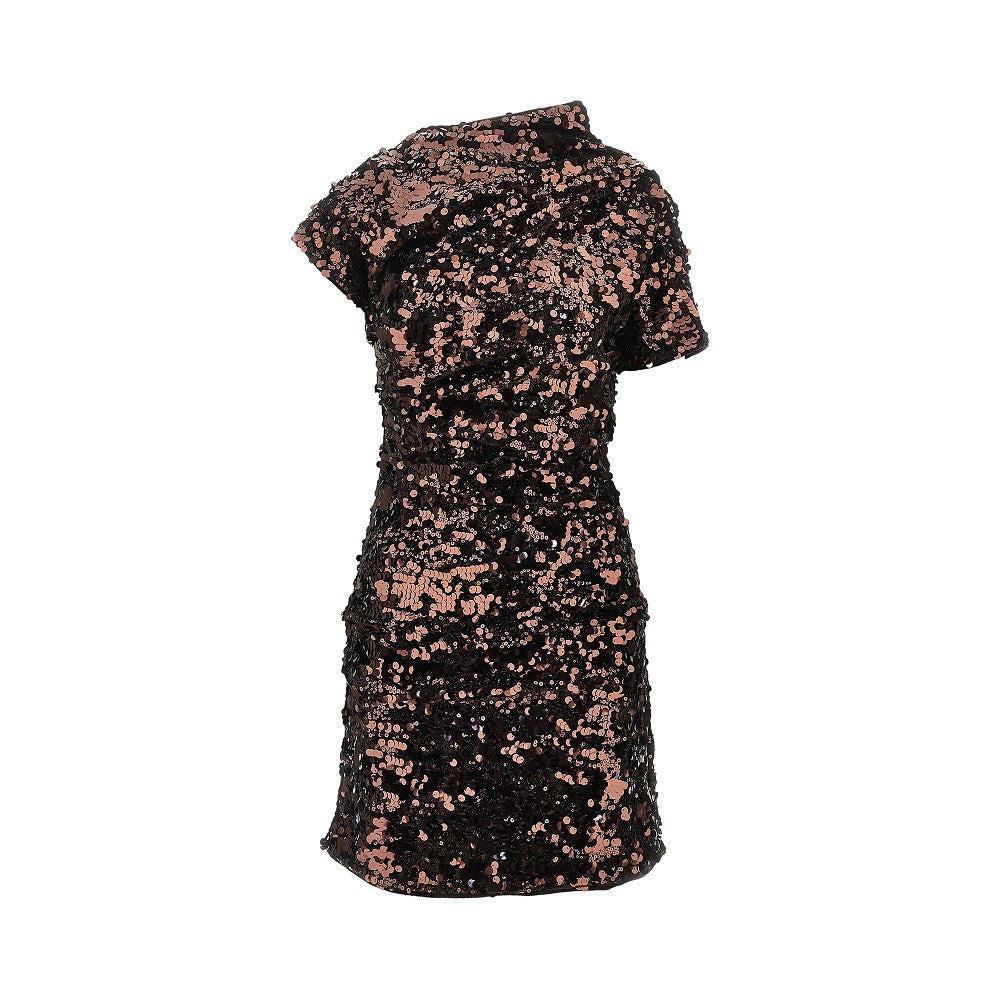sequinned mini dress