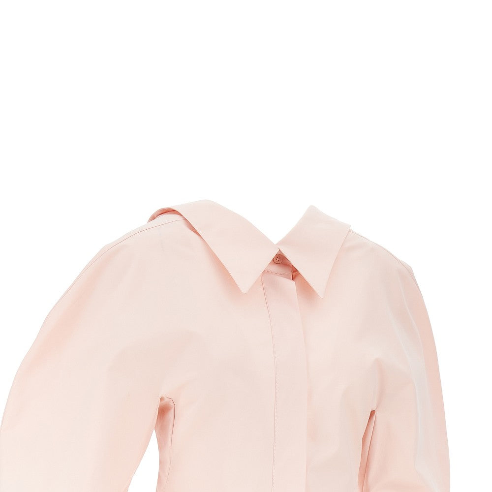 GIVENCHY 36 poplin shirt with rounded sleeves