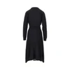 buttoned panels knitted midi dress