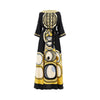 printed silk muumuu long dress