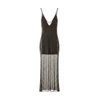 crystal strapless mini dress