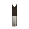 crystal strapless mini dress