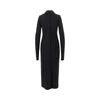 wool-blend jersey midi dress