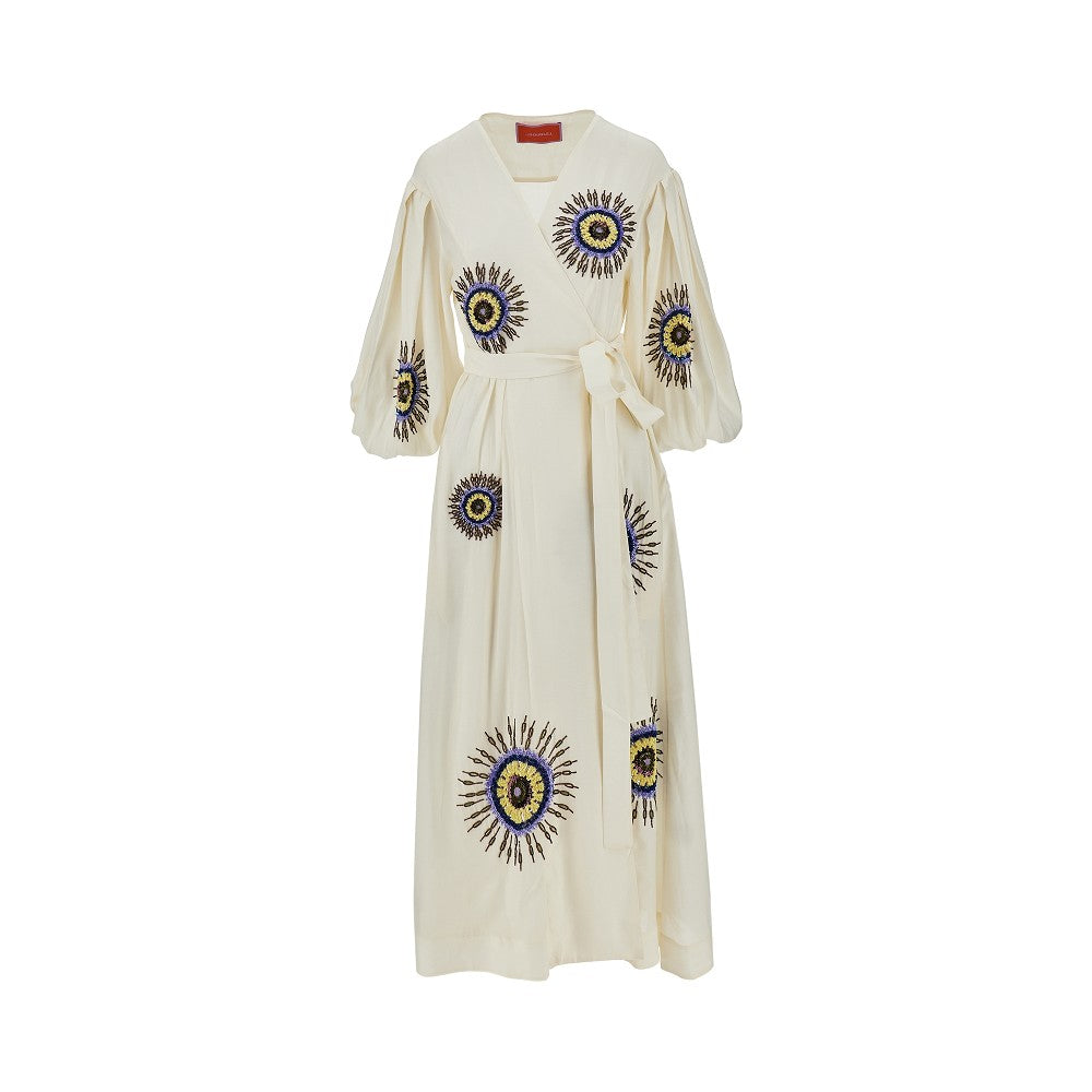 LA DOUBLE J S eden embroidered voile dress