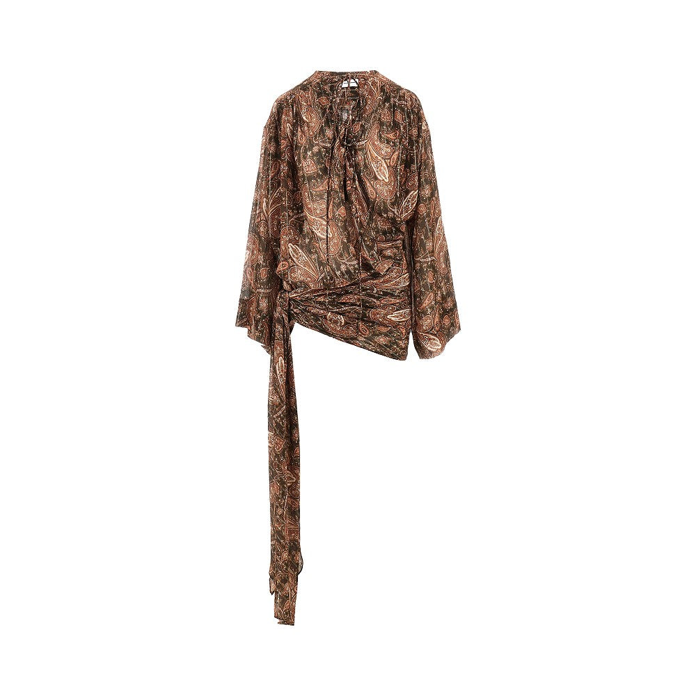 THE ANDAMANE 40 paisley georgette indira mini dress
