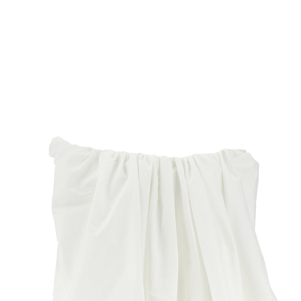 poplin draped wide top