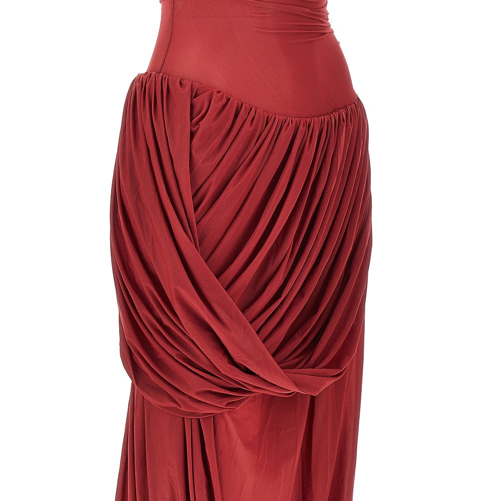 getsemani asymmetrical long dress