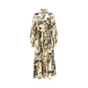 viscose twill long dress
