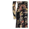 stretch viscose long dress with print