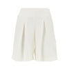 viscose and linen shorts