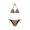 bikini with check motif