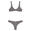 crystal-embellished lycra bikini