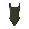 square neck swimsuit