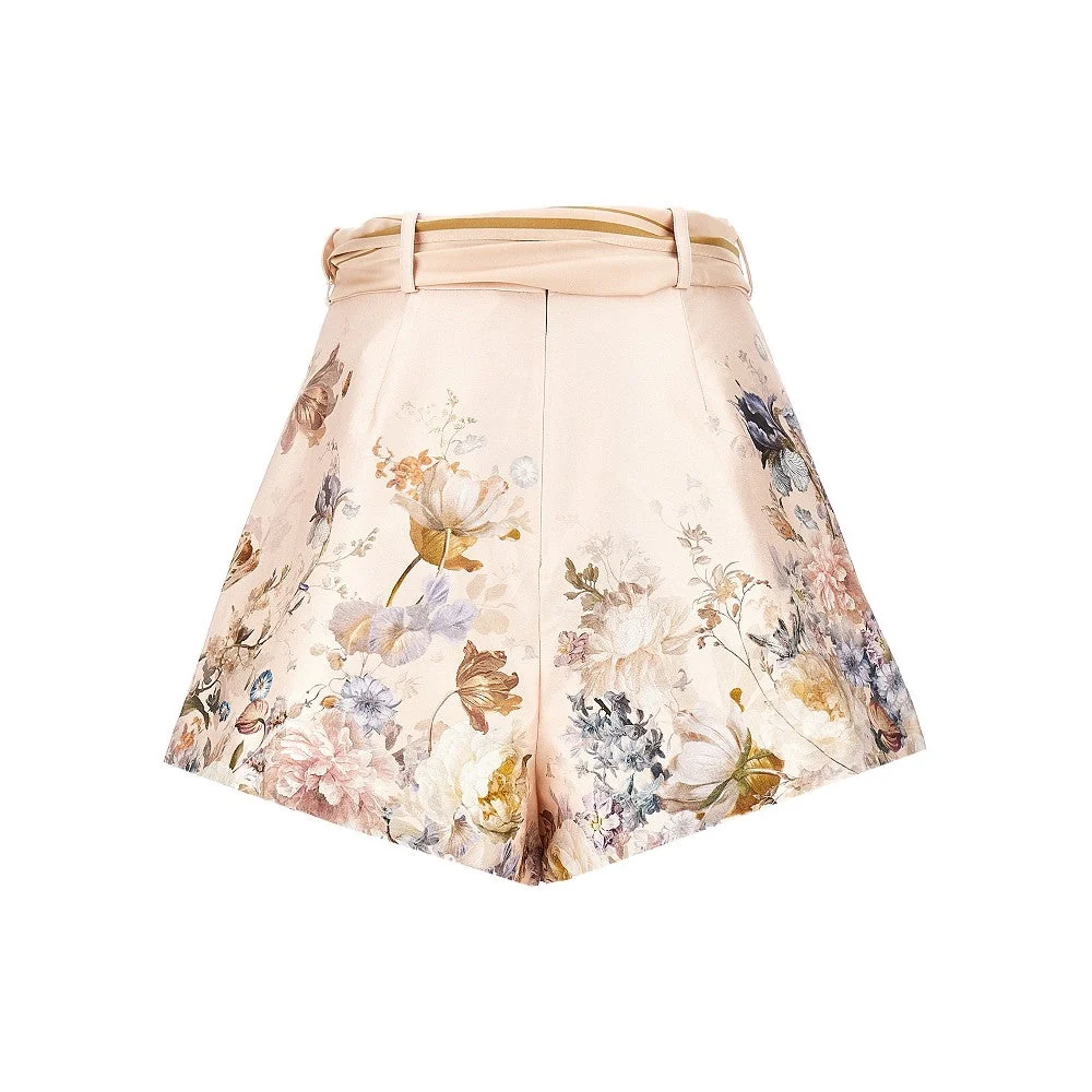 valiant floral twill shorts