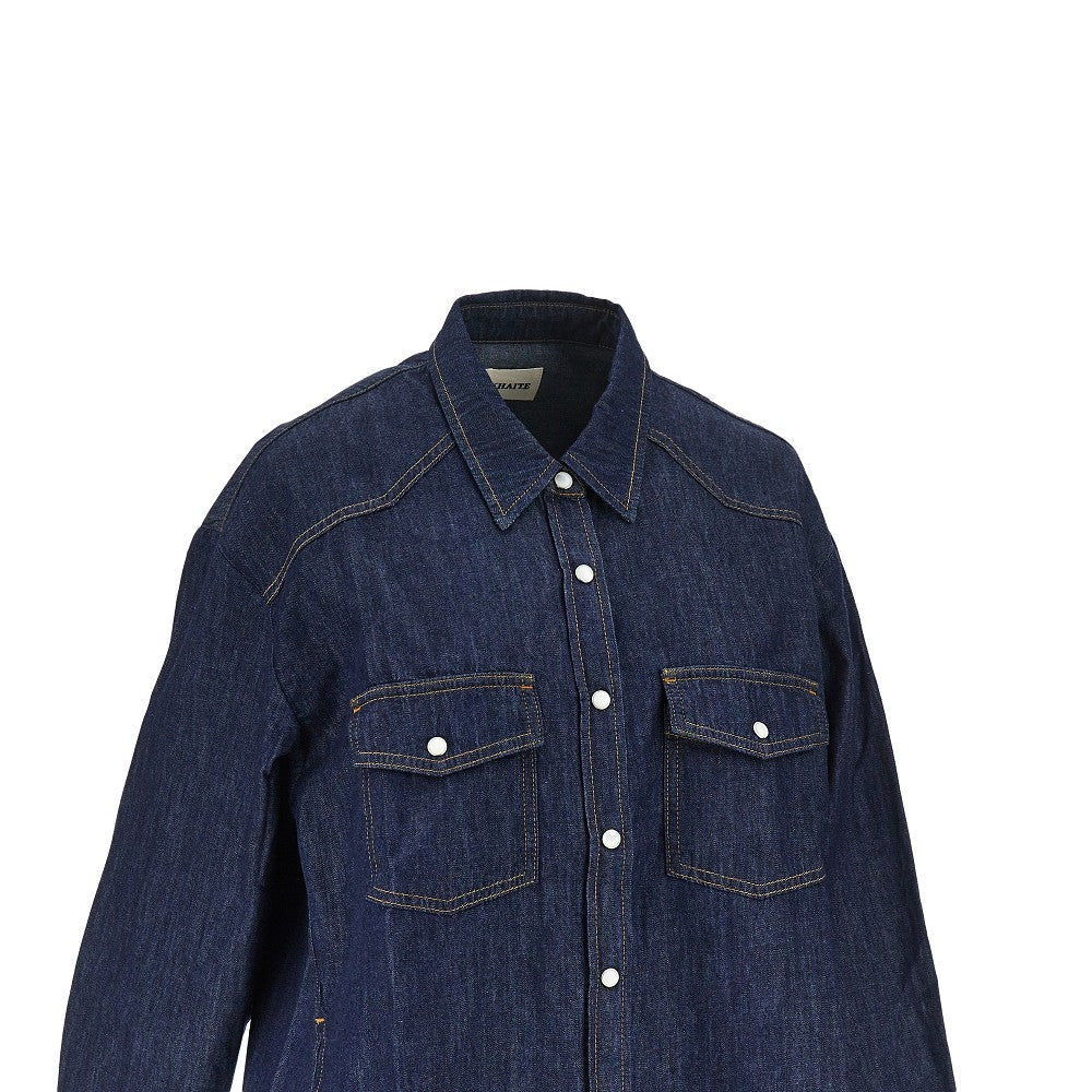 KHAITE S grenon denim shirt