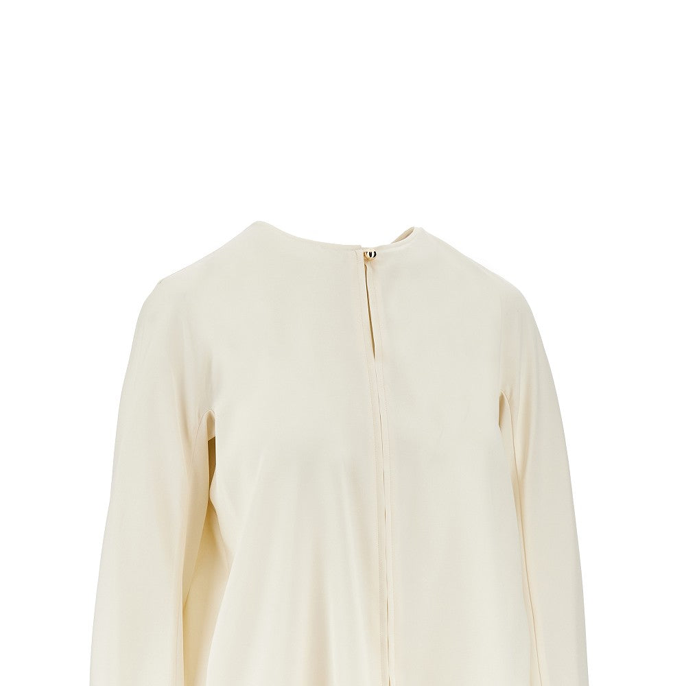 stretch silk blouse