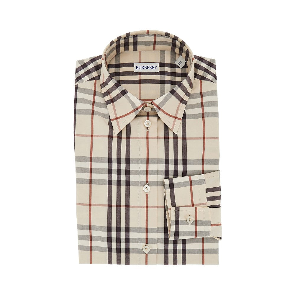 check cotton shirt