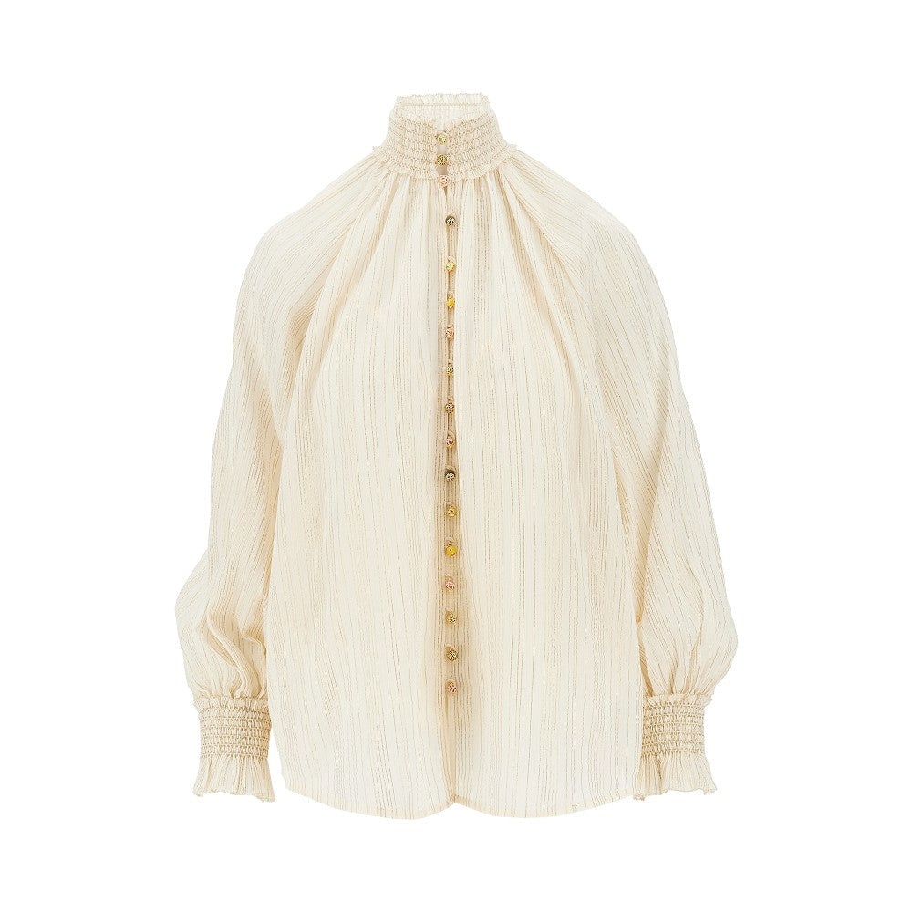 aster cotton and silk blouse