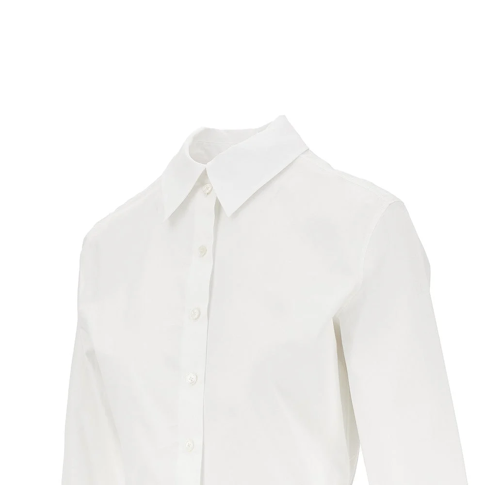 ALAIA 36 poplin basque shirt