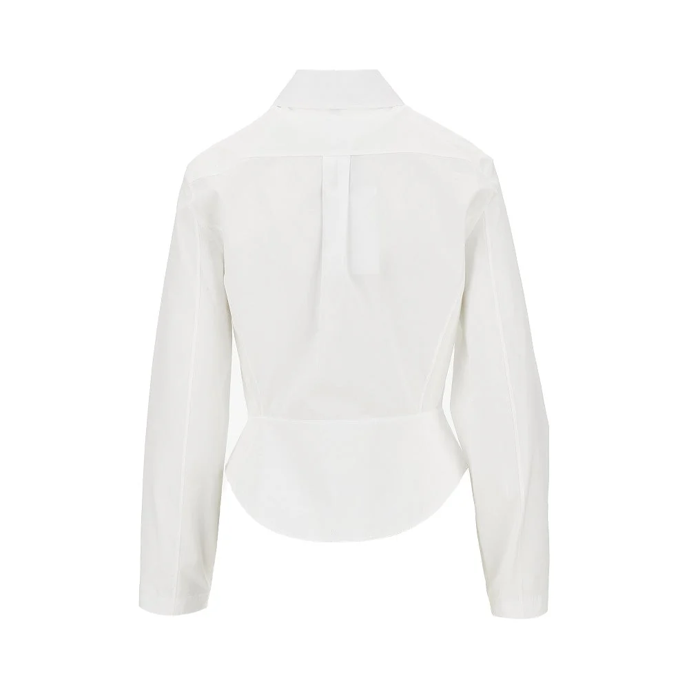 poplin basque shirt