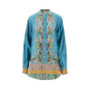 printed silk shirt