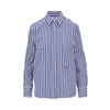 striped cotton poplin shirt