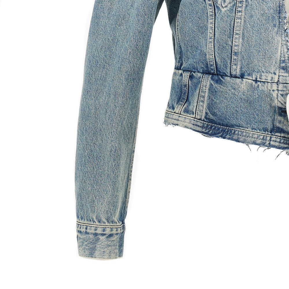 MAISON MARGIELA 40 v-neck denim jacket