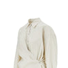 cotton and silk twisted shirt
