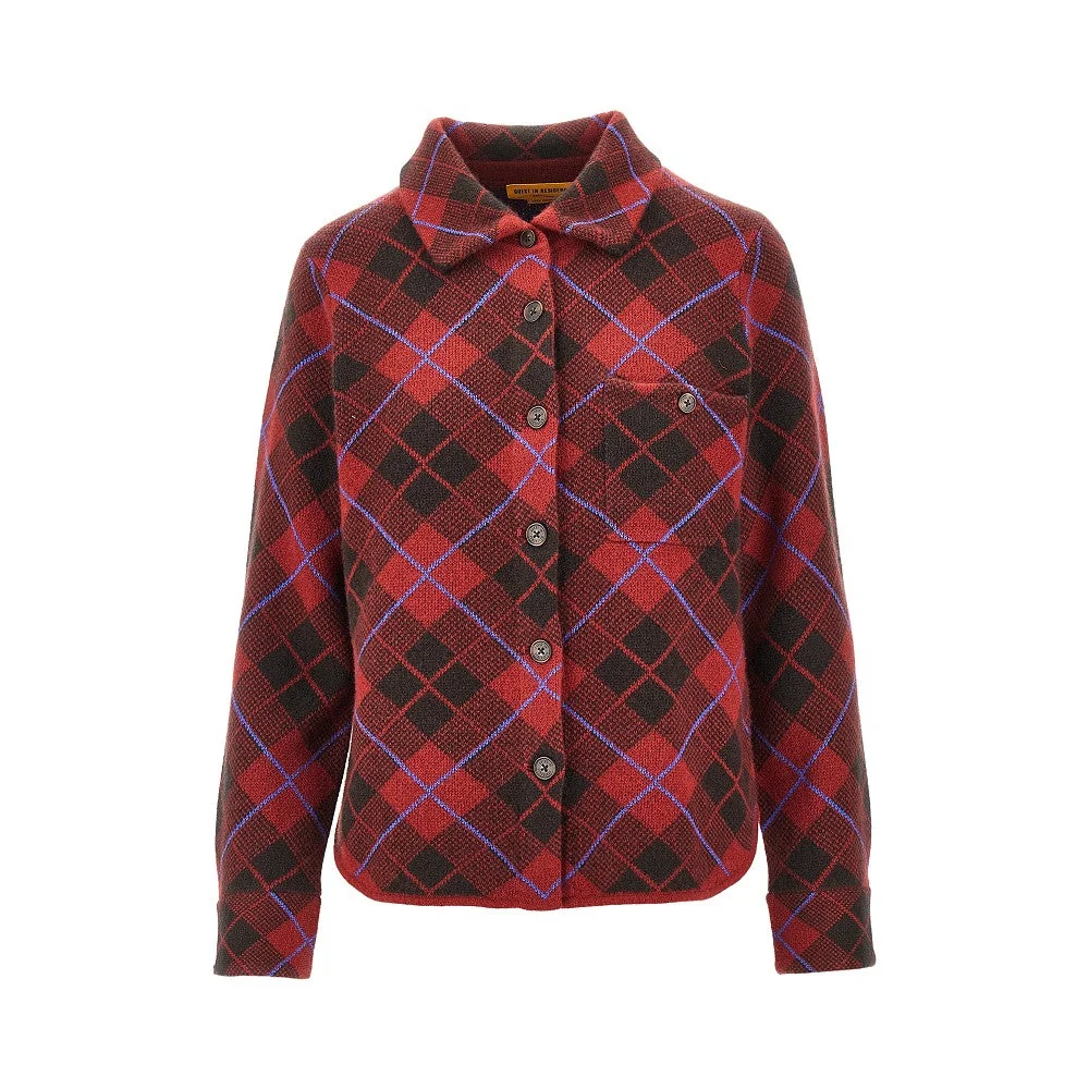 dylan check cashmere shirt
