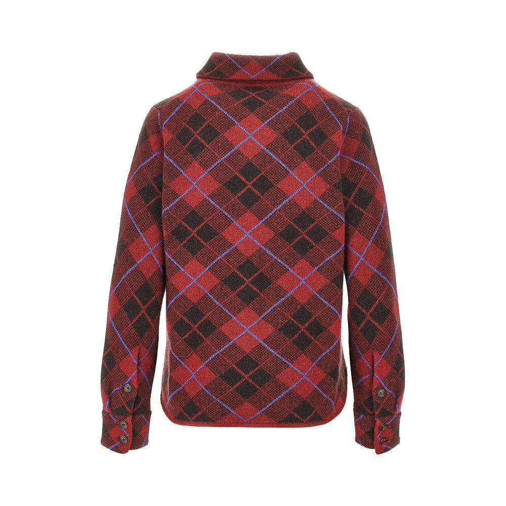 dylan check cashmere shirt
