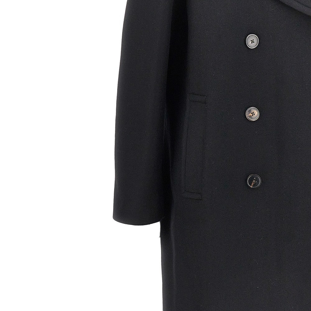 DRIES VAN NOTEN 36 double-breasted long coat