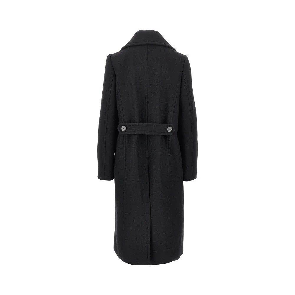 double-breasted long coat