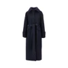 full-strass wool long coat