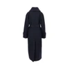 full-strass wool long coat