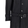 fringed oversized cloth coat