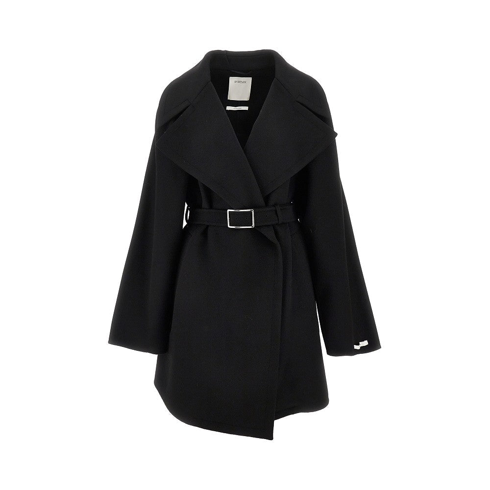 SPORTMAX 42 wool coat with belt